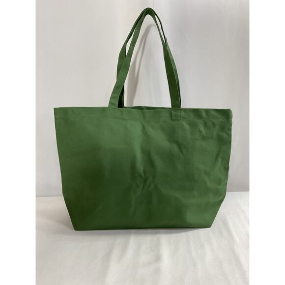 S�zane Green Cotton Tote Bag - Picture 3 of 5